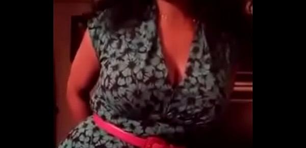  Thick ebony mature cougar shows off curves in new dress, name please